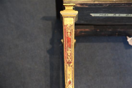 A Louis XIV boullework occasional table, W.1ft 7.5in D.1ft 2in. H. 2ft 3in.